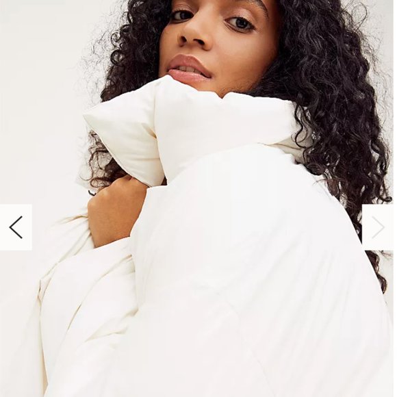 FREE PEOPLE Long Puffer Coat - Picture 2 of 13